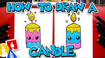 How To Draw A Funny Candle