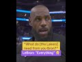 LeBron kept it real on how the Lakers will manage with all their injuries 🗣️