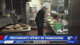 East Tennessee restaurants open on Thanksgiving