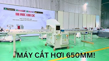 Máy cắt hơi khổ lớn 650mm Woodmaster WM-25CS. Cắt dày tối đa 200mm