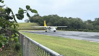 J8-ELR 100th Video SVG Air departs Mustique