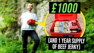 I&#39;ve hidden a box with £1000 and a year&#39;s supply of Jack Link’s Beef Jerky