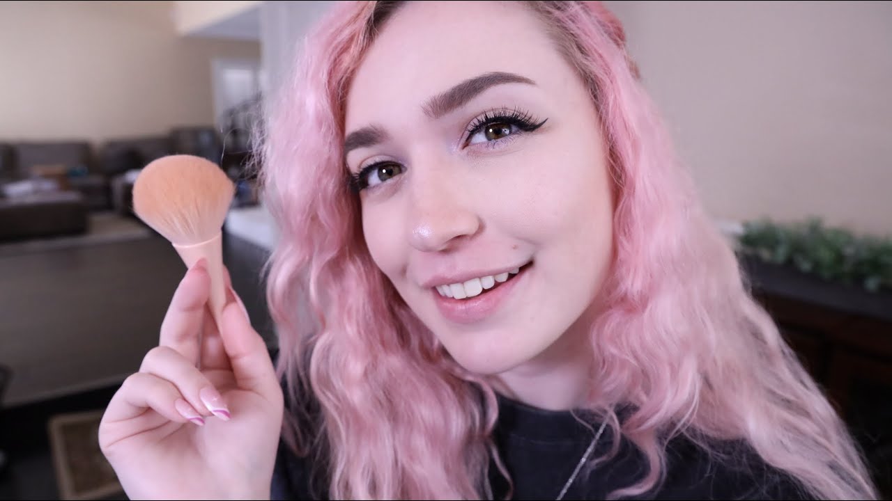 ASMR | Brushing your Face • Gentle Whispers • Hand Movements • Personal • Close