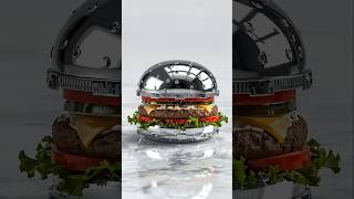 "Glass Burger 🍔 Cutting ASMR"#aiart#ai  #satisfyingvideo #viral #trend #asmrsounds