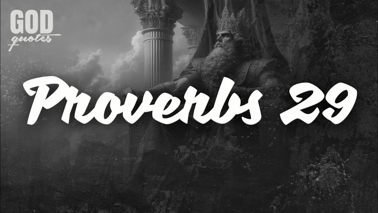 Притчи 29 (NIV) | Аудио Библия | Чтение Библии | Священное Писание | Цитаты о Боге