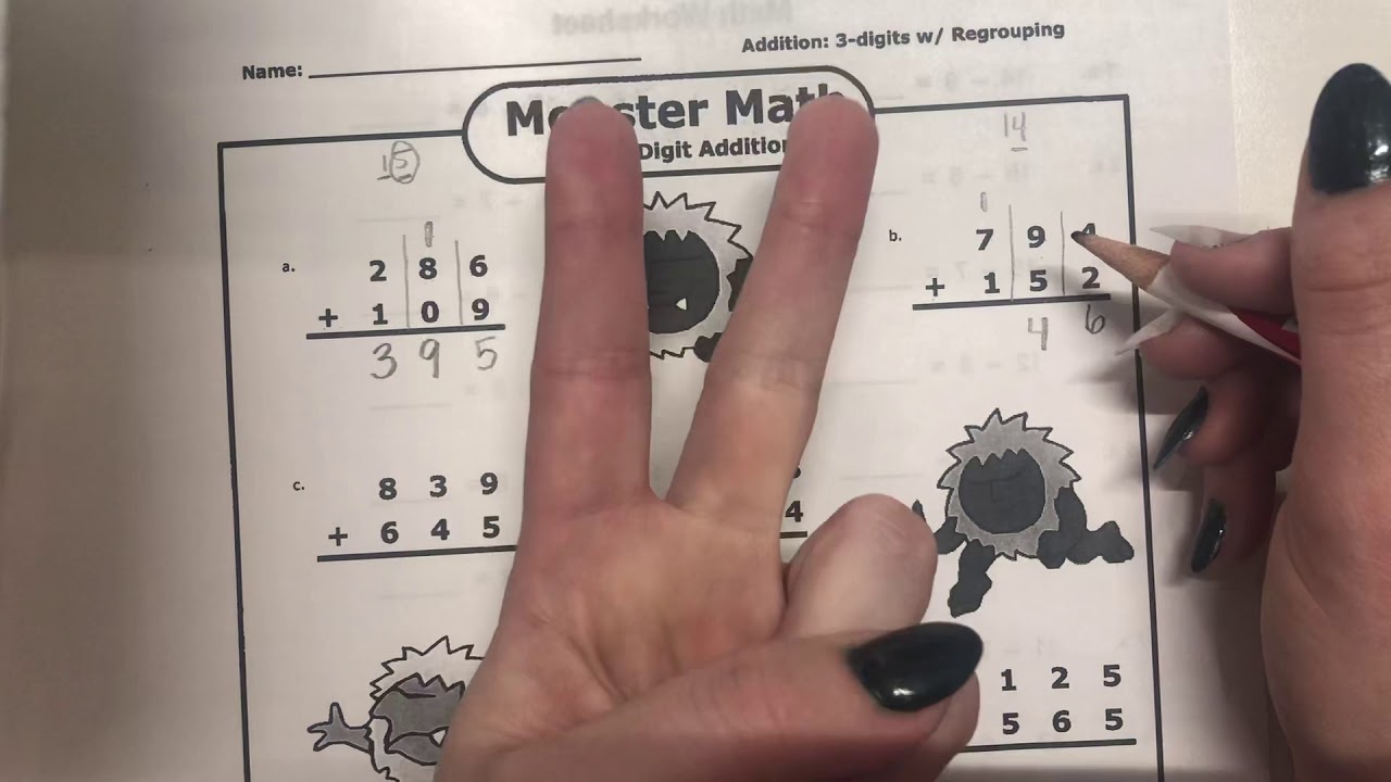Monster Math Addition - YouTube