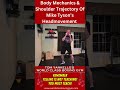 The Body Mechanics & Shoulder Trajectory Of Mike Tyson’s slipping and weaving! #miketyson #boxing