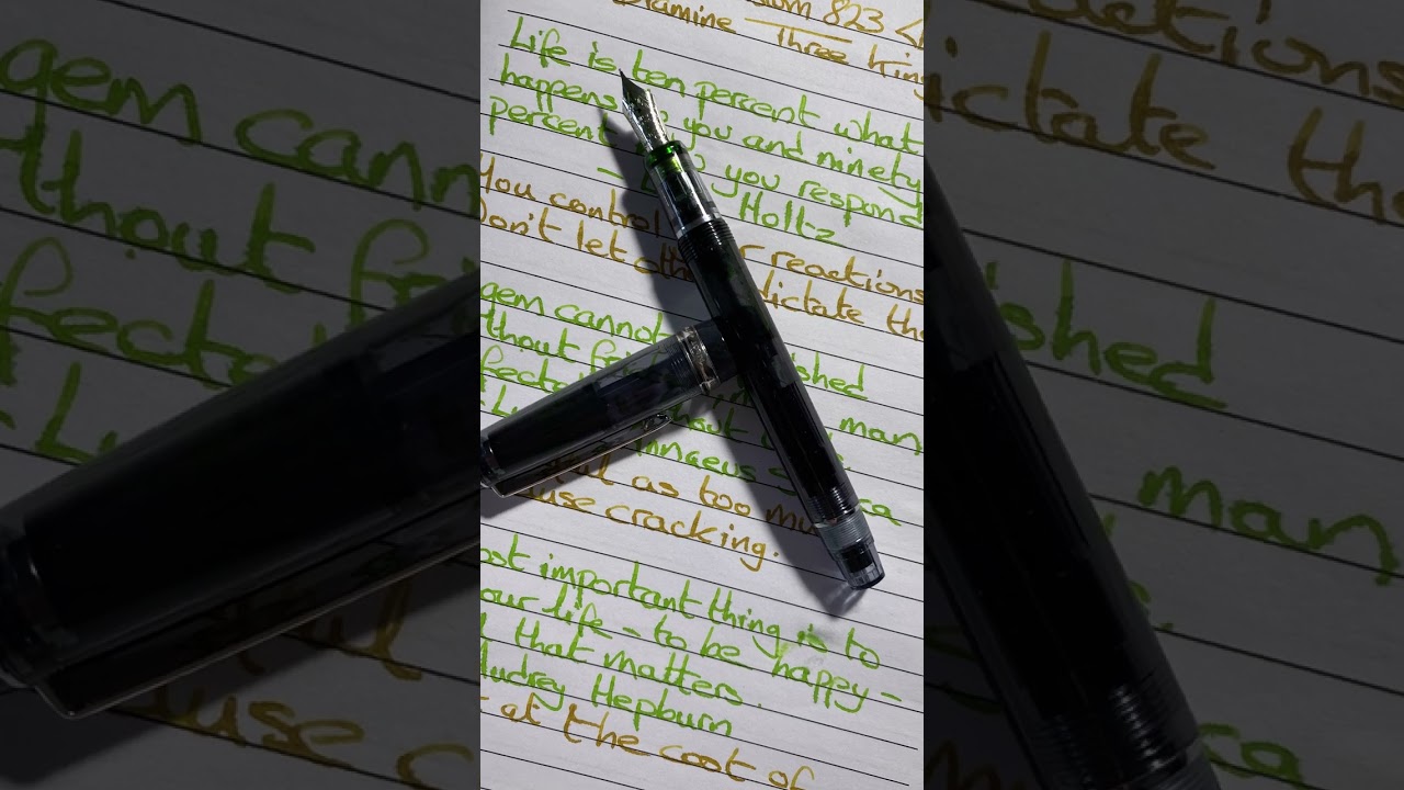 Writing Fri 08 Nov Pilot Custom Heritage 92 and Diamine Appletini 