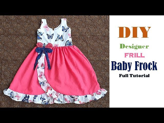 Kids baby frock cutting and stitching/2-3 year old girl dress cutting and  stitching | Kids baby frock cutting and stitching2-3 year old girl dress  cutting and stitching #sewing #dressdesign #frock #tips #suits #