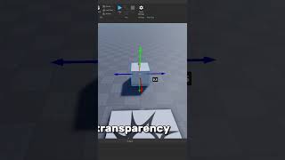 How to make a invisible part #roblox #robloxstudio