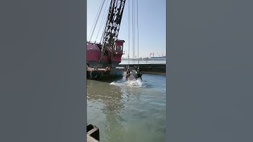 Grab dredger helps you #dredging #bucketdredger