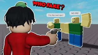 SINO ANG FAKE NPC | dingus | Roblox