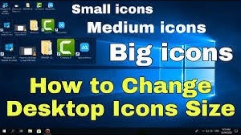 How to Change size of icon in windows xp/7/8/8.1/10/10 pro