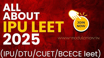 IPU LEET COMPLETE INFORMATION ||2025||NEW BATCH||SYLLABUS||EXAM PATTERN||BEST COLLEGES||.