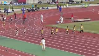 第22回エブリバディ・デカスロン　ミドル・デカスロンB　100m　第2組　2017/11/11