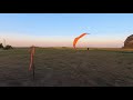 Kiting paraglider
