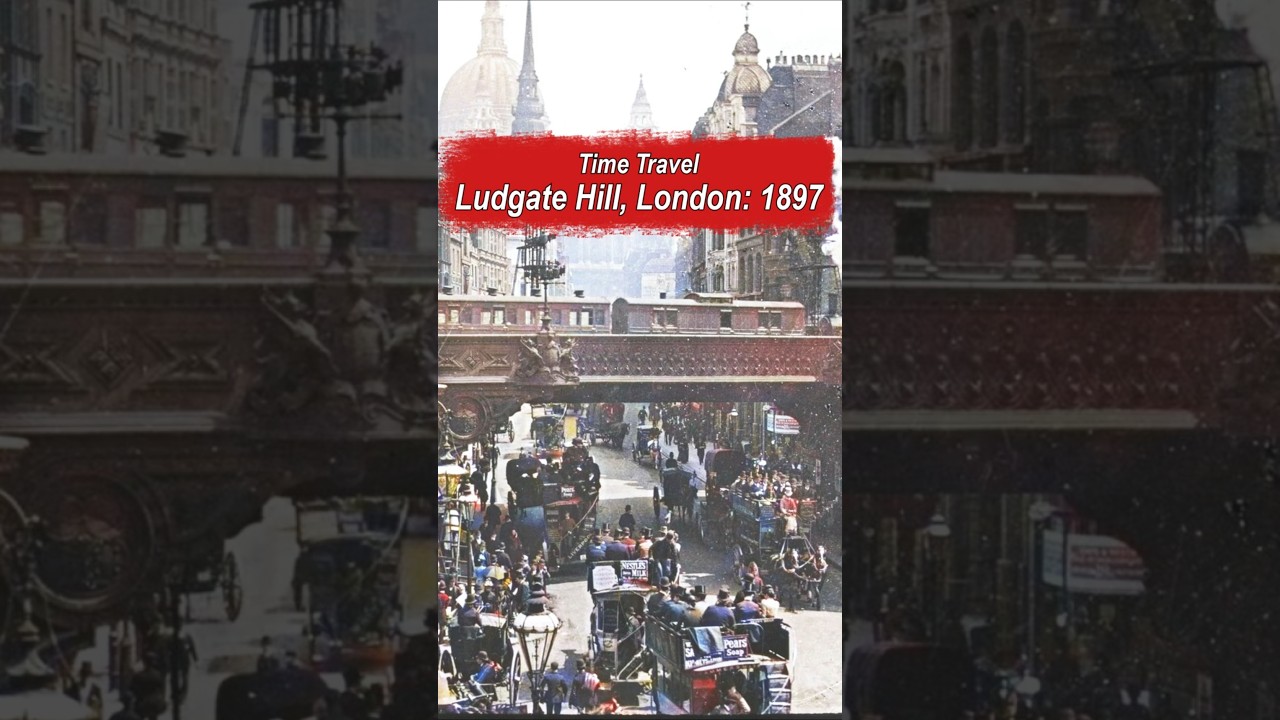 Путешествие во времени в 1897 год: Ладгейт-Хилл, Лондон 