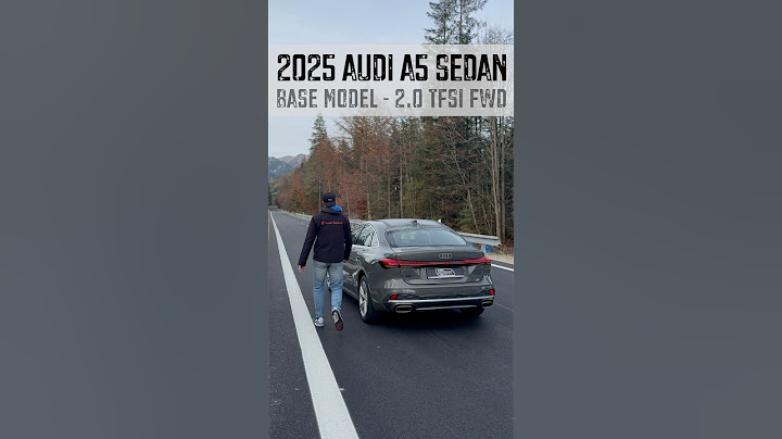 Alone with the most basic 2025 Audi A5 Sedan | #audi