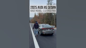 Alone with the most basic 2025 Audi A5 Sedan | #audi