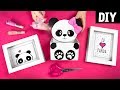 DIYs de Panda 🐼 Ideias Fofinhas: Quadrinhos, Porta treco e Sacola