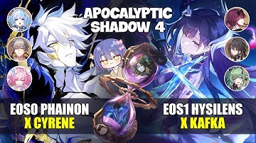 E0S0 Phainon x Cyrene & E0S1 Hysilens DOT | Apocalyptic Shadow Floor 4 | HSR 3.7 | Kenji