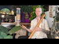 Dissolve into peace meditation  total stress relief sound healing  432hz native flute  rainstick