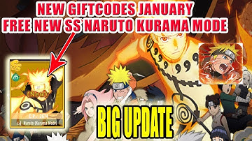 Nindo Endless Hero & 2 New Giftcodes January - Free New SS Naruto Kurama Mode