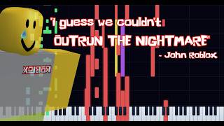 Outrun The Nightmare Midi and Visualization