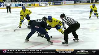 Aron Kiviharju #12 - Shift by Shift (05/02/2024 vs Sweden; U18 WJC)