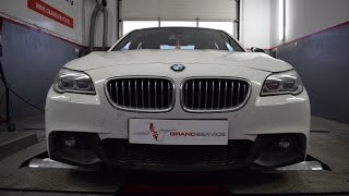 Przyspieszamy limuzynę - BMW F10 520d 180 KM 2015 po chip tuningu w Grand Service Przyspieszamy limuzynę - BMW F10 520d 180 KM 2015 po chip tuningu w Grand Service