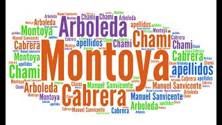 El origen de los apellidos Cabrera, Arboleda, Chami y Montoya