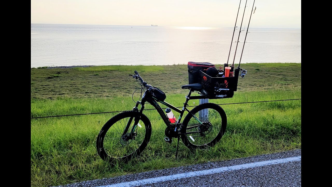Bike Fishing - How to Carry a Fishing Rod on a Bike - 2 Options 