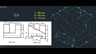 Isometric Projections - Problem 4| Concepts with GK