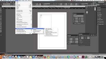 Adding Special Characters in InDesign