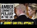 UH OH! Amber Heard Committed Perjury in UK Trial!? Johnny Depp Can Still Appeal @BlackBeltBarrister