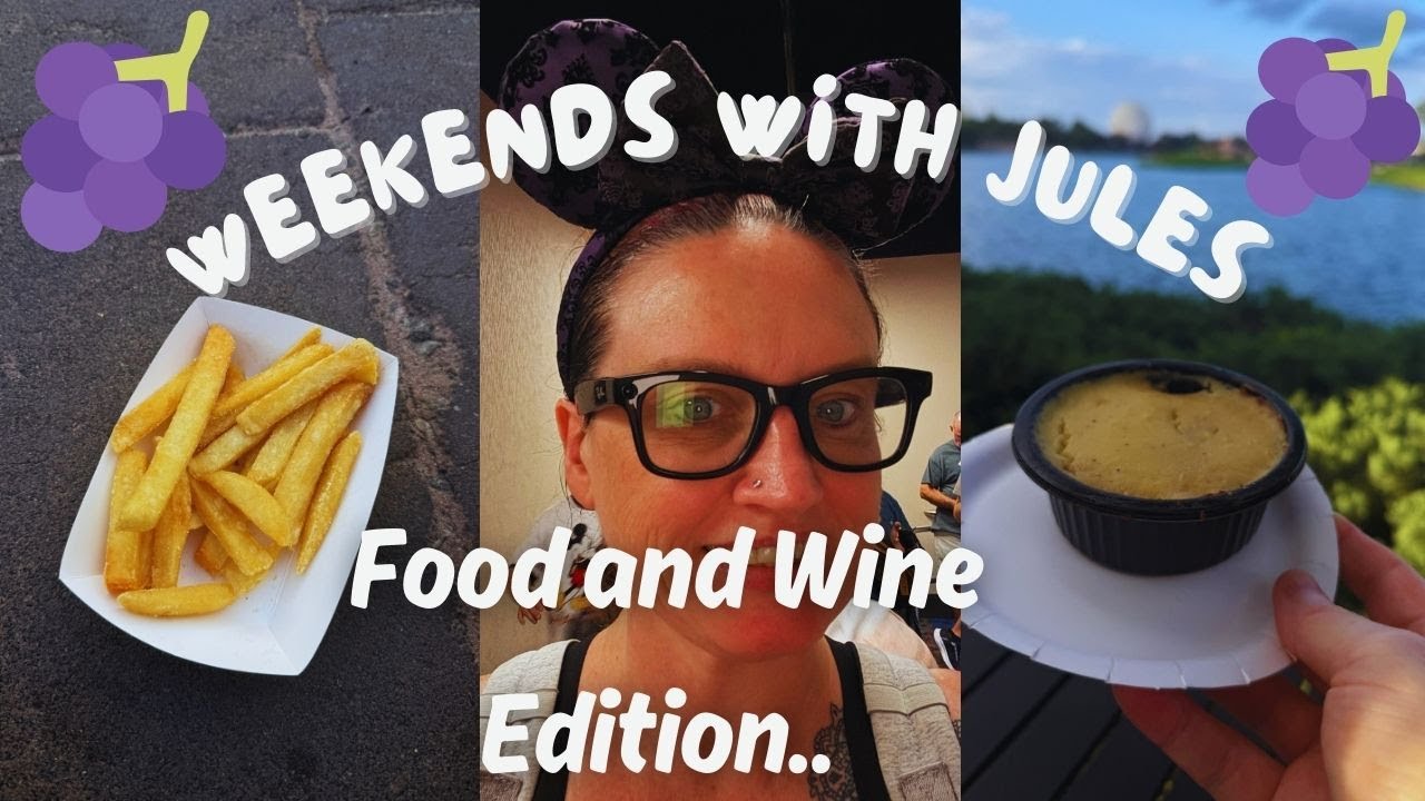 🌍 EPCOT Food & Wine Vegan Adventure | Rides, Eats & Merch with Weekends with Jules! 🎢🍷