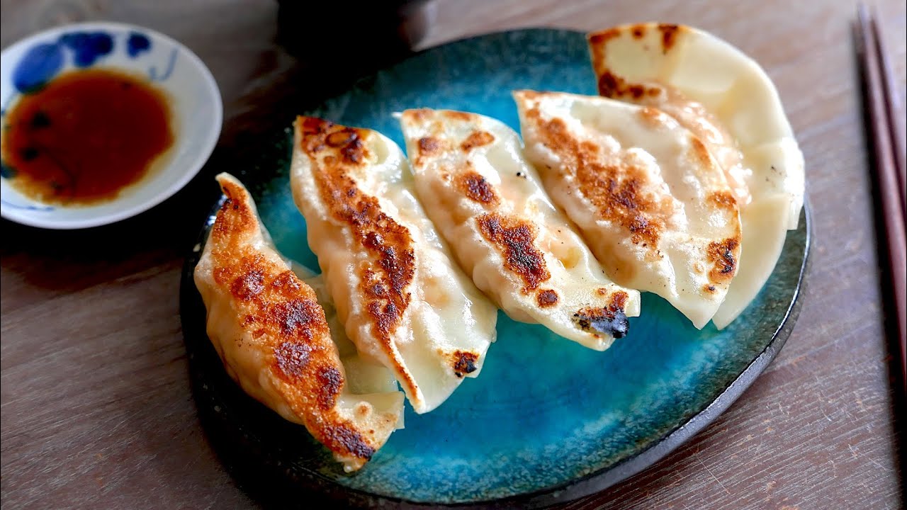 Pork & Cheese Japanese Gyoza wa's Kitchen YouTube