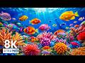 Aquarium 8K VIDEO UHD – Colorful Tropical Fish and Peaceful Coral Reef Relaxation