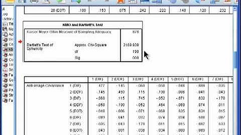 Factor Analysis   SPSS part 4