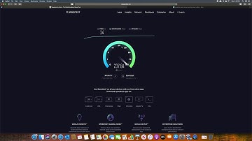 Comcast Xfinity internet speed test