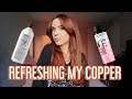 REFRESHING MY COPPER HAIRCOLOR | REDKEN SHADES EQ