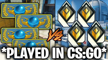 Valorant Radiants challenge Global Elites on CS:GO