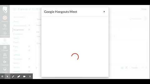 Google Meet Link in Canvas