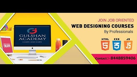 Web Designing full Course in Hindi Gulshan Academy Part-1 HTML
