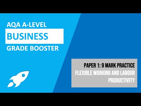 AQA A-Level Business | Grade Booster | 9-Mark Question on Flexible Working