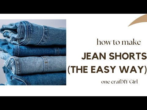 Video: Hvordan lage shorts fra bukser: 10 trinn (med bilder)