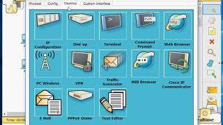 show pc addresses and test connectivity using ping command
