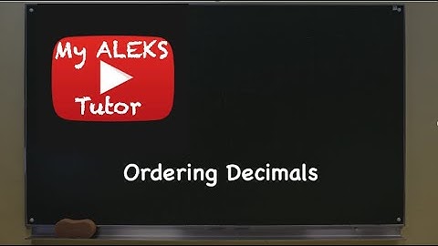 Ordering Decimals