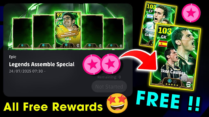 eFootball™ 2025 Free Legends Assemble Special Pack All Epics & All Official Updates, Rewards 🤩🔥