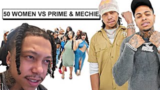 Primetime Hitla Reacts to 20 Girls Competing For Prime & Mechie ! SUPER OC